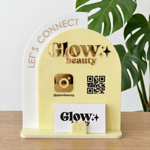 Double Arch QR Code Sign